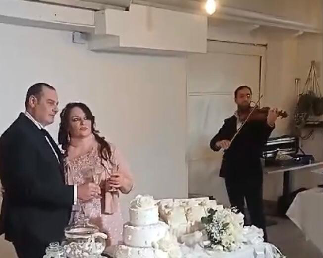 Accoglienza dei festeggiati...